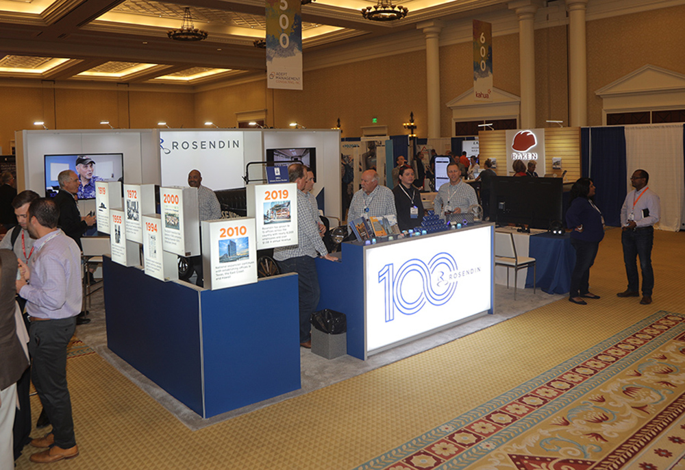 Rosendin 100 Years booth