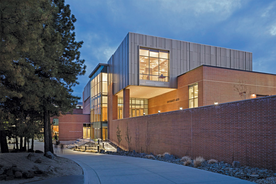 A-1 Masonry &amp; Sandblasting completed the University Arts Building at the University of Nevada at Reno